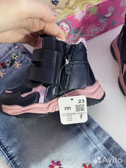 Ботинки для девочкина весну 23