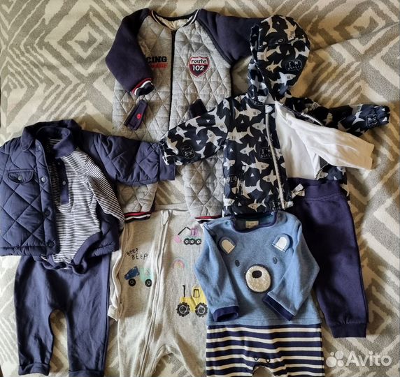 Фирменные вещи пакетом на мальчика 62-68