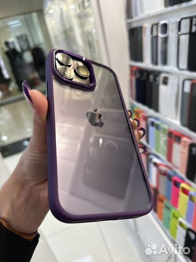 Чехол для iPhone 14 pro deep purple