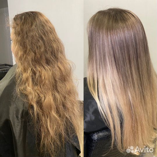 Окрашивание в один тон