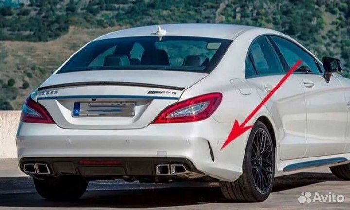 Накладка заднего бампера Mercedes Benz Cls W218