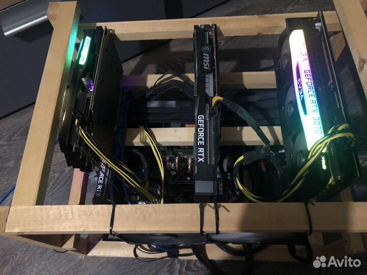 Майнинг ферма (риг) RTX 3070,3060