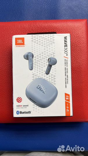 Беспроводные наушники JBL Wave 300TWS, синий