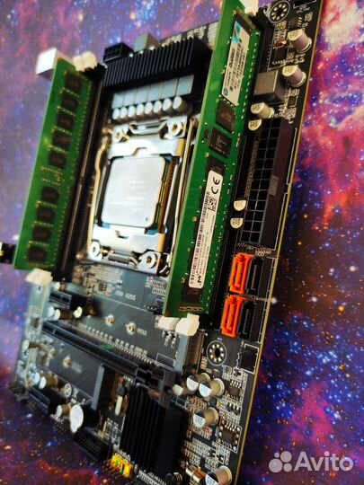 Комплект x99 2011v3 + Xeon 2630v3 + 16/32Gb