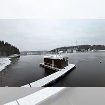 Новый Год в плавучем доме в Карелии