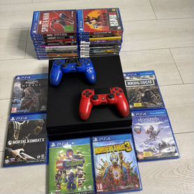 Sony playstation 4 / 2 геймпада / Игры