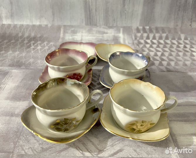 Чайный сервиз Коростень СССР Фарфор