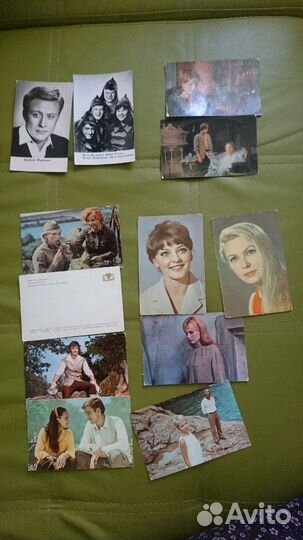 Открытки: артисты, советское кино