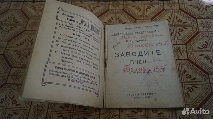 В. Н. Чудинов. Заводите пчел 1925 год