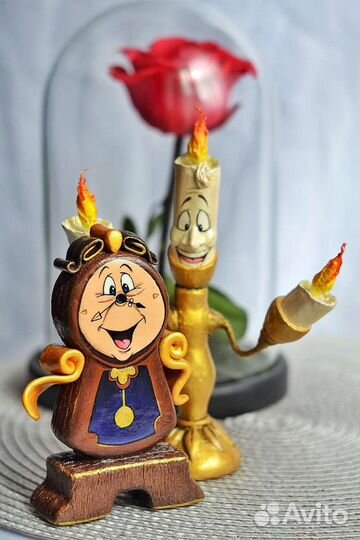 Часы Когсворт и Люмьер по м/ф Красавица и чудовище