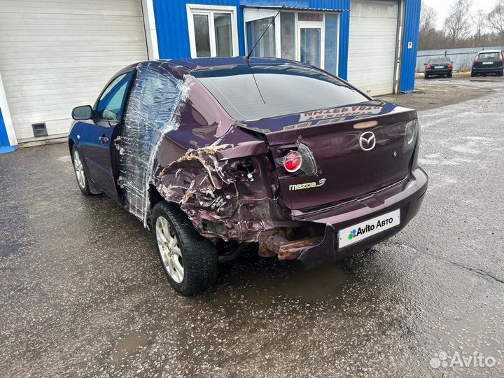 Mazda 3 1.6 AT, 2007, битый, 167 000 км