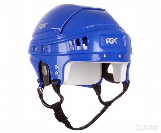 Шлем хоккейный р. М, L черный, син