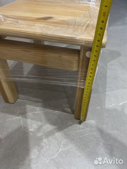 Детский столик и детский стульчик деревянный