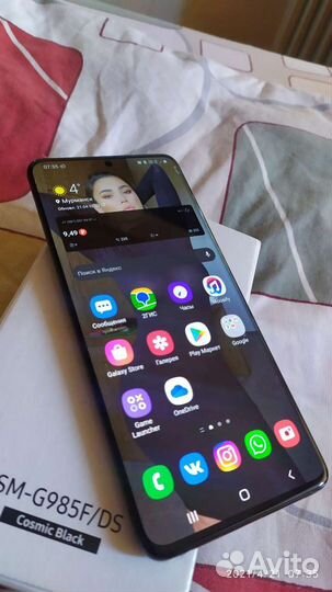 Samsung galaxy s20 plus demo