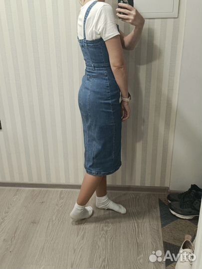 Джинсовый сарафан 42-44