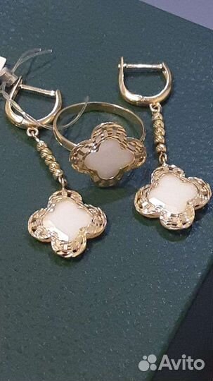 Золотой комплект Van Cleef