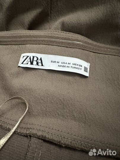 Платье защитный цвет, Zara США, размер М