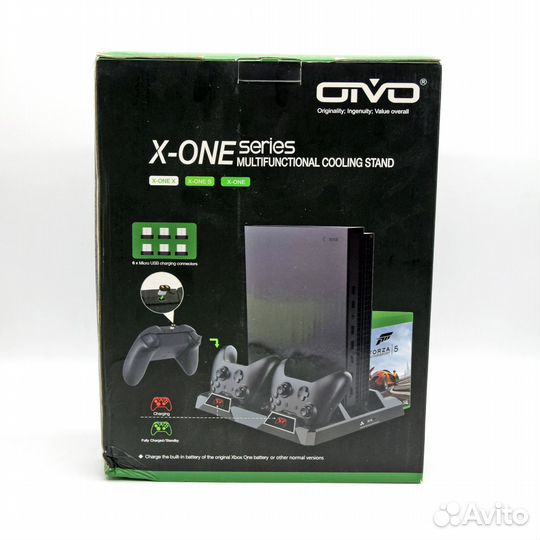 Подставка с охлаждением, зарядкой для Xbox One S/X