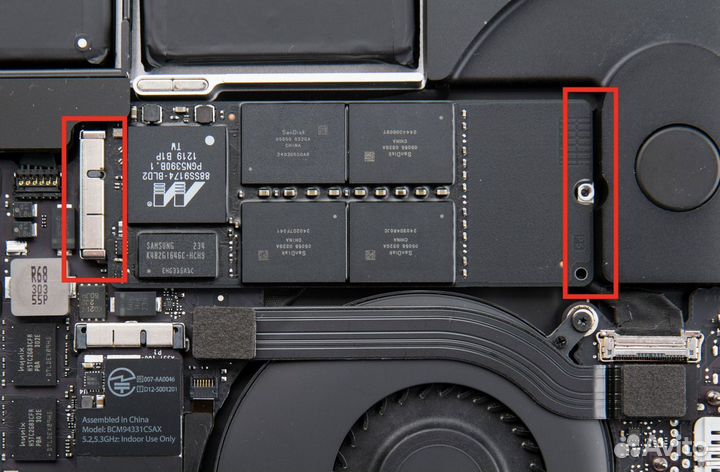 Замена SSD Apple MacBook Pro/Air 13/15