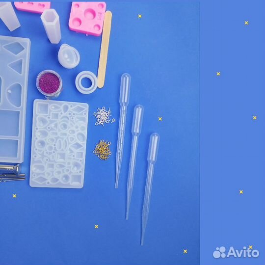 Набор силиконовых форм для создания украшений и по