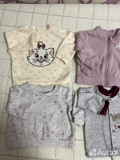 Пакет вещей для девочки 62-68