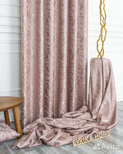 Комплект штор Версаль Розовый готовые и на заказ