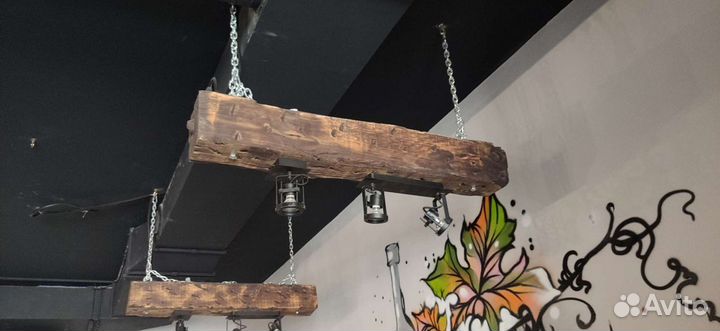 Люстра в стиле лофт