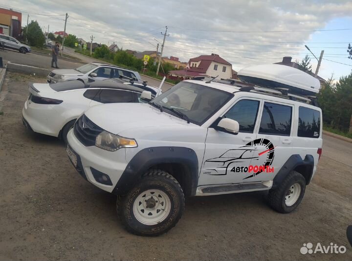 Багажник на крышу UAZ Patriot аэро поперечины