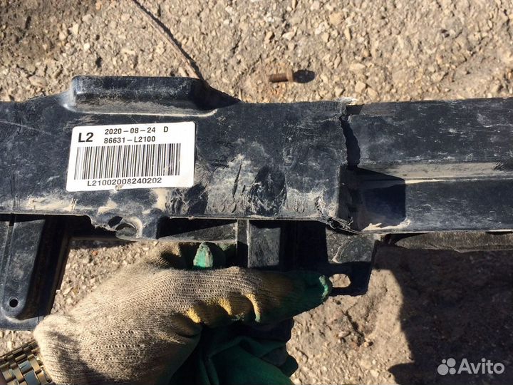 Усилитель заднего бампера kia k 5