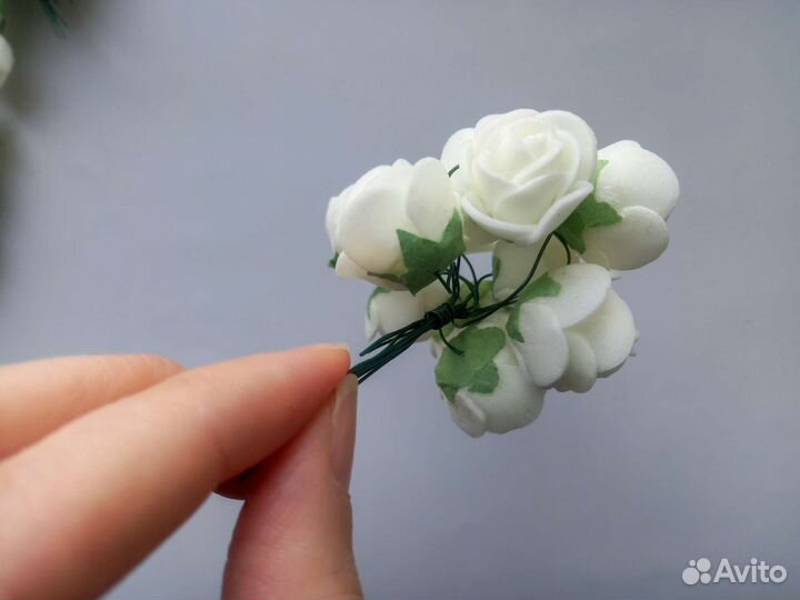 Розочки из фоамирана цветы головка розы