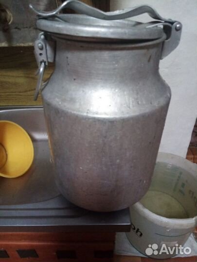 Бедон алюминиевый