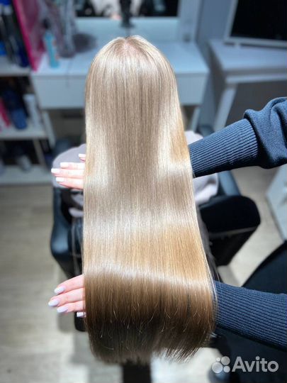 Кератиновое выпрямление волос,ботокс волос