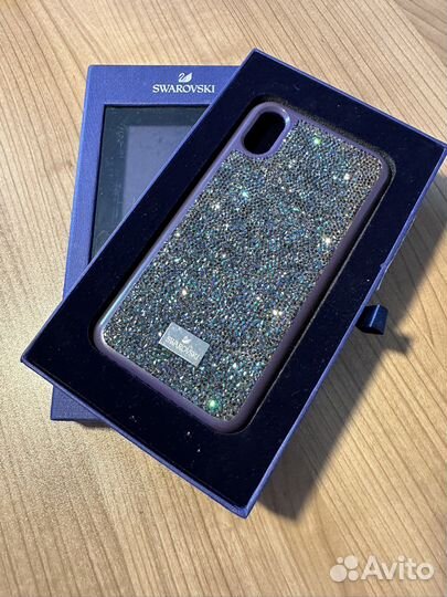 Чехол Swarovski на iPhone X