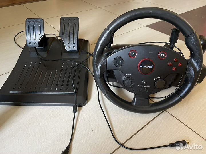 Игровой руль artplays turbo c900