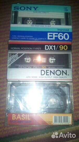 Коллекция кассет магнитофонных Денон