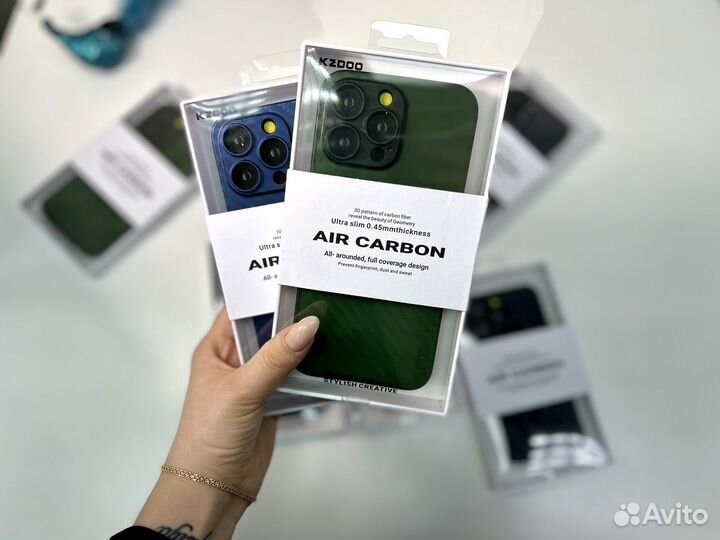 Карбоновый чехол iPhone 14 pro