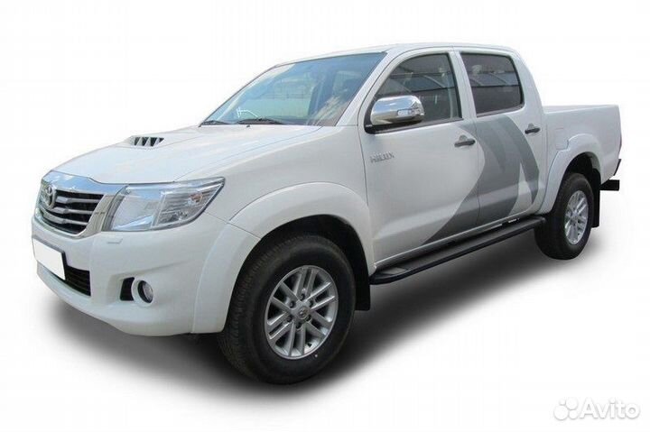 Пороги алюминиевые Toyota hilux (2011)