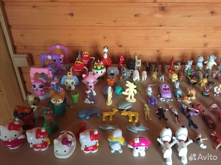 Игрушки Киндер-сюрприз и Макдональдс