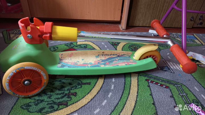 Самокат для малышей трёхколёсный