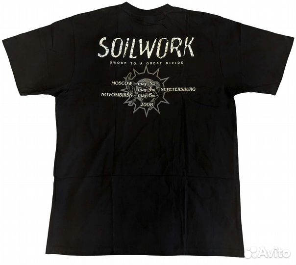 Футболка Soilwork (концертный мерч)