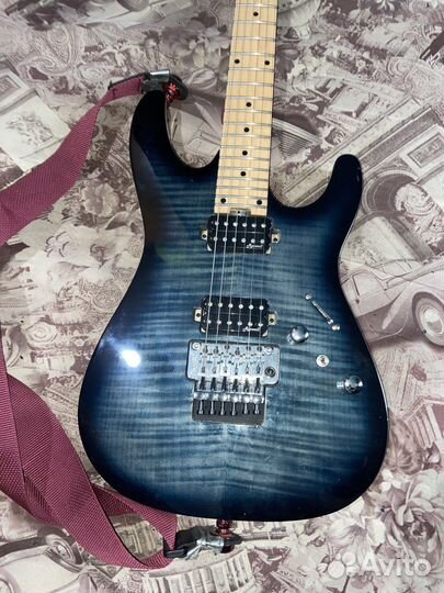 Гитара Harley Benton Fusion ii HH Blue