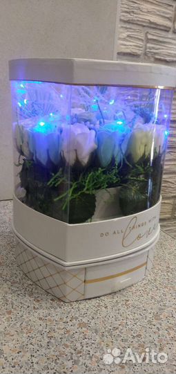 Букет из мыльных роз