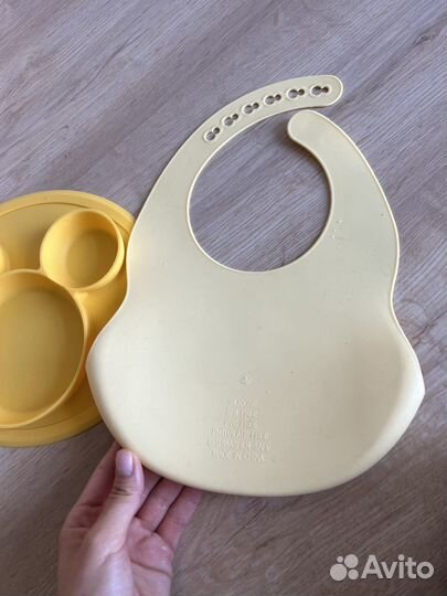 Набор детской силиконовой посуды