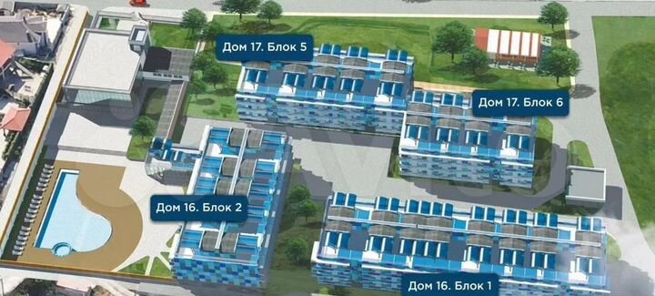 Квартира-студия, 32,9 м², 2/3 эт.