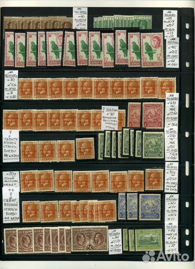 Почтовые марки стран Британского содружества