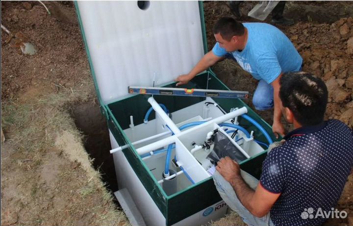 Монтаж септика под ключ