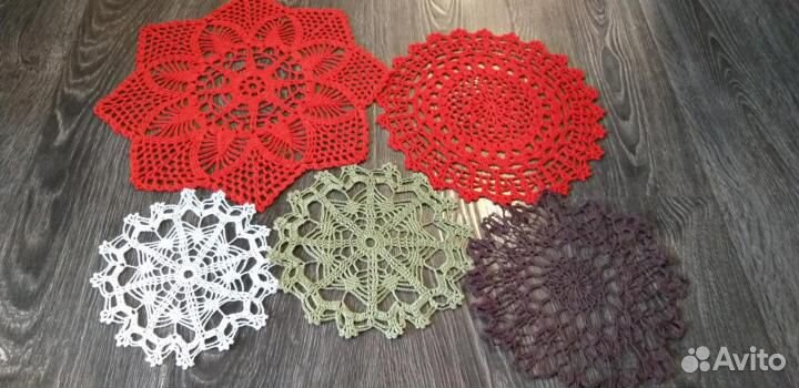 Салфетка вязаная
