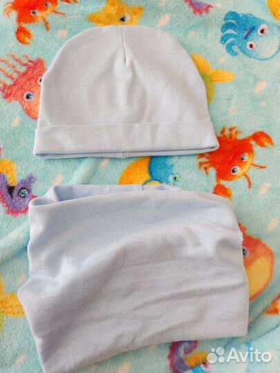 Шапка и снуд детские