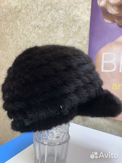 Кепи из вязаной норки