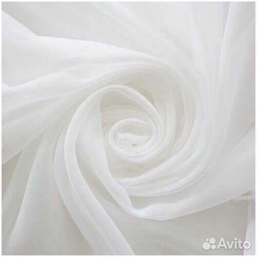 Тюль вуаль однотонная 140*180